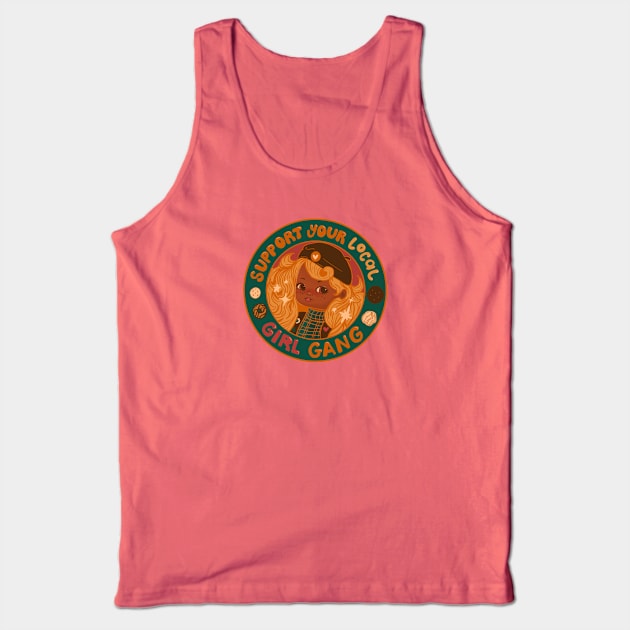 Support Your Local Girl Gang Tank Top by Liberal Jane Illustration